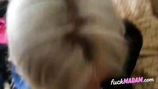 Russian Blonde Amateur Gives a Nice Blowjob