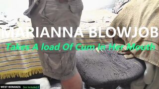 Marianna Blowjob - Takes a Load of Cum in Her Mouth