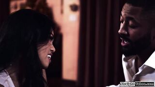 Rings off to fuck my wifes hot client with my big black cock