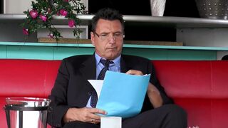 Nasty blonde maid loves ass fuck and mouth ending