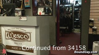 Damien Moreau Harsh Public Workplace Punishment With Rough Anal Gangbang and Bondage