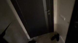 Sneaking on My Sexy Roommate in the Shower and Getting Handjob