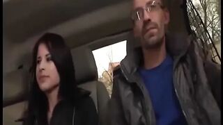 Vintage Car Sex Deepthroat and Young Babes Riding Huge Old Man Dick Compilation