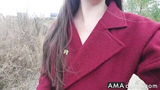 Nude Walk in the Park - Teen Girl's Solo BDSM Adventure