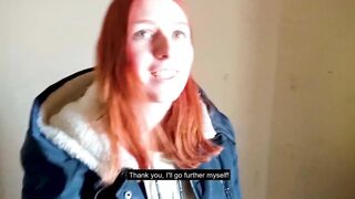 Fucked me in the stairwell while parents are at home - Swallowed Sperm - POV