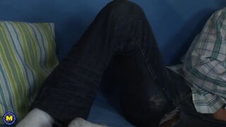 Horny Older Lady Gets a Creampie