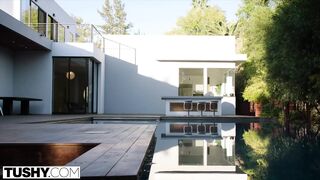 TUSHY Sexy French girl loves anal