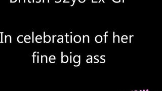 British Amateur Ex-GF's Big Ass Celebration