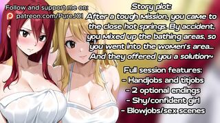 Lucy Heartfilia helps Erza Scarlet to get passion for the sex (JOI)