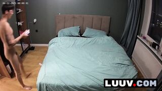 LUUV. My girlfriend jerked off and blowjob my dick on camera