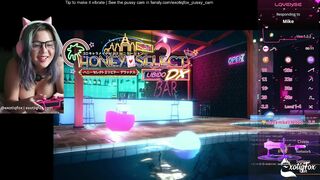 Letting Fans Use my Fuck Machine while I play a hentai game on stream