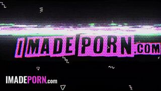 I Made Porn - Big tits Latina teen gags on big cock before getting her tight twat drilled deep