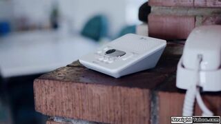 Busty blonde milf masturbate her pussy while taking a shower