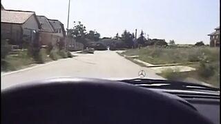 Outdoor fuck and strapon for a bisexual threesome