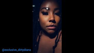 Admiring Dirty Diana’s big black ass