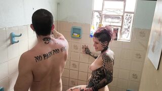 Fucking the Ass in the Shower