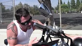 Young petite pussy fucking big cock sucking