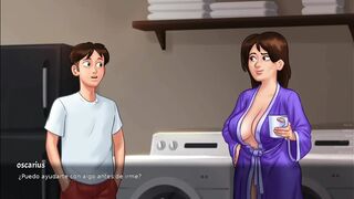 MY STEPMOM GETS ME MASTURBATING IN HER UNDERWEAR - Summertime Saga