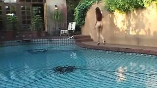 A huge big cock for the babe