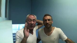 Old man fucks sexy blonde babe