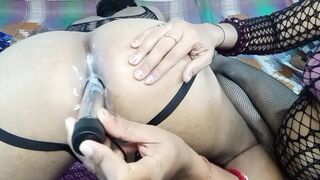 GF Enjoy to Destroy her BF's Ass Hole and have Anal Sex