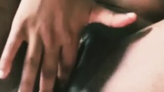 Big black pussy - solo female masturbation