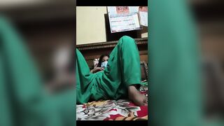 Indian Bhabhi Pussy Sucked and Kissed by Devar