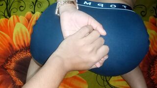 Beautiful girl loves doggy style