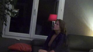 Mature Helene Teases by the Window - Amateur Cougar Softcore