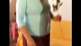 Blonde Horny Mature Is Happy When His Stepson Fucked Her