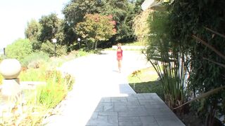 Horny MILF plays with a young lesbian babe