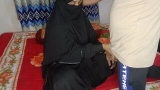 Muslim teen in Burka sucks step brother's dick and gets fucked sex homemade wife fucking blowjob hard