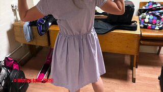 Strapping & Corner Time for Cheeky Student Alisha