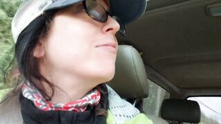 Road Head Creamy Mouthpie Swallow After a Cum Spill