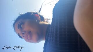 Stacked Babe Kesha Ortega Gets Nasty In A Wild Outdoor Masturbation!