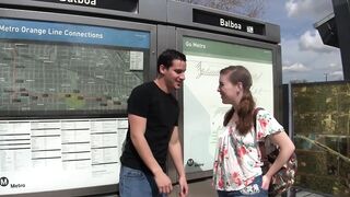 She gags on deepthroat and squirting