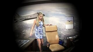 Beautiful Blonde Girl with Pussy Piercing Fucked and Cumshot in Mouth by Two Cocks