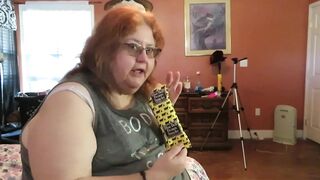 BBW redhead Mature Nurse vicki licks and sucks on an ice cream