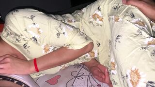 Bhabhi came to my room and we shared the same bed.