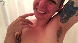 NIKKISFETISHES - Hot MILF Hairy Armpits in the Shower JOI