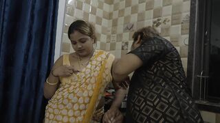 Lonely Bhabhi Felt Like having Sex in the Kitchen,Friend Came and made Bhabhi Hot