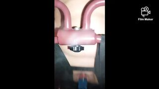 Bouncing on My Big Dildo