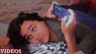 Playing Free Fire with My Best Friend and She Gives Me a Blowjob so That I Lose the Game