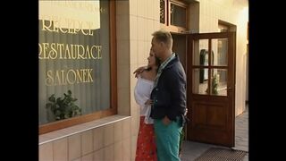 Dirty Pig Husband Sells His Wife for Money to a Guy Who Fucks Her