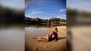 MATURE EBONY COUGAR MAKING FETISH CONTENT IN PUBLIC PT 1