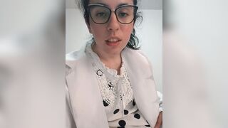 Young nurse masturbating