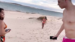 Having sex on the dunes