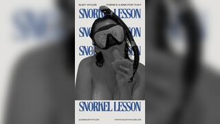 Snorkel Lessons at The Wailea on location Maui ... Birthday Present to Me!