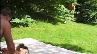 Anal hard fuck for a hot brunette