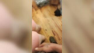 Spanking my wife ass red